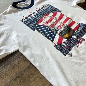 Vintage Starter Atlanta Braves 1995 World Series Champions T-Shirt Size L